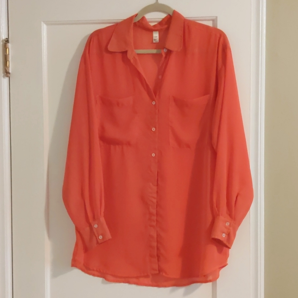 American Apparel oversized button up